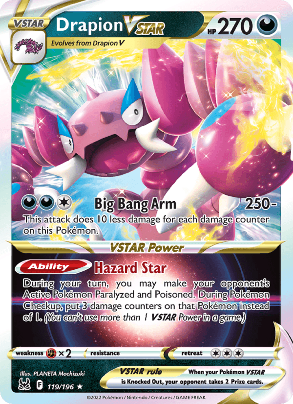 Drapion VSTAR from LOST ABYSS 2022