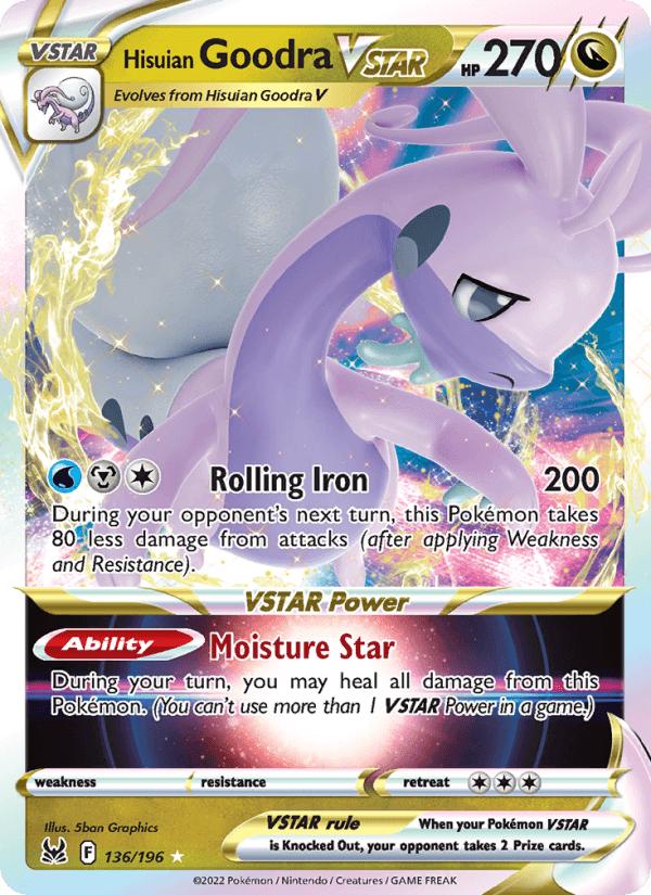 Hisuian Goodra VSTAR from DARK PHANTASMA 2022