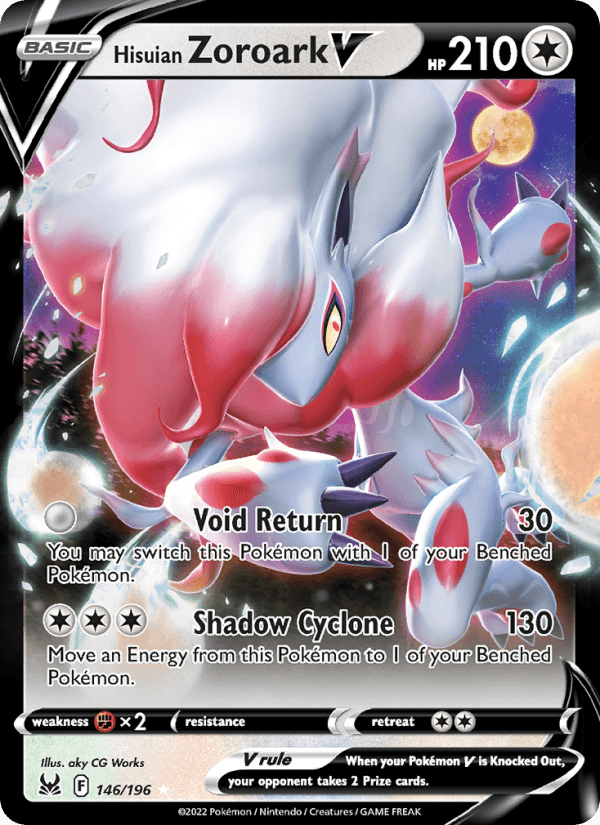 Hisuian Zoroark V from DARK PHANTASMA 2022