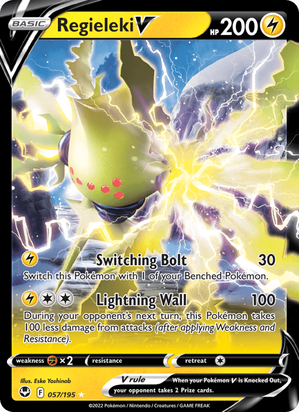 Regieleki V from SWSH BLACK STAR PROMOS 2019