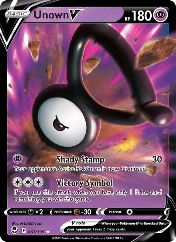 Unown V from SILVER TEMPEST 2022