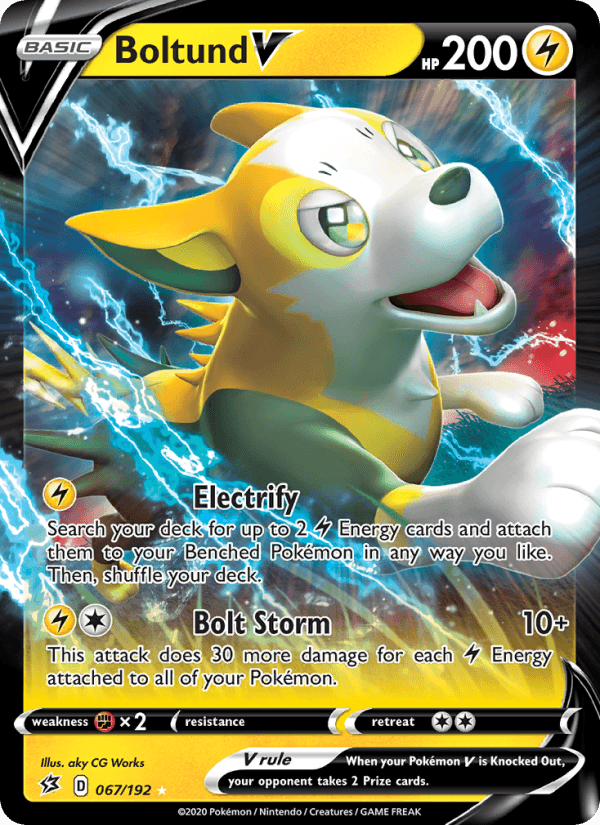 Boltund V from SHINY STAR V 2020