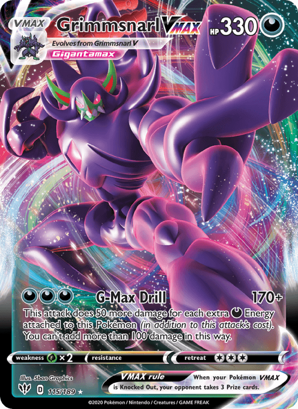 Grimmsnarl VMAX from VMAX STARTER DECK 2020