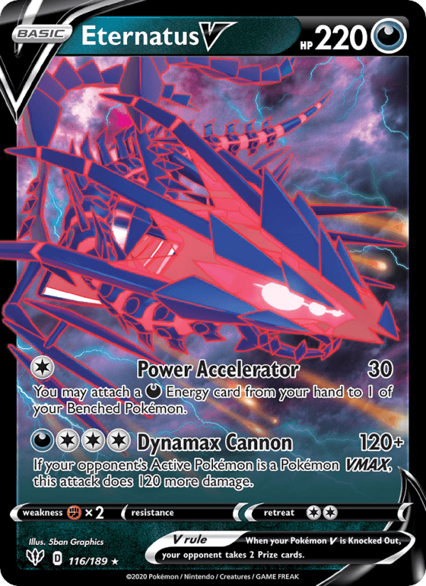 Eternatus V from SHINY STAR V 2020
