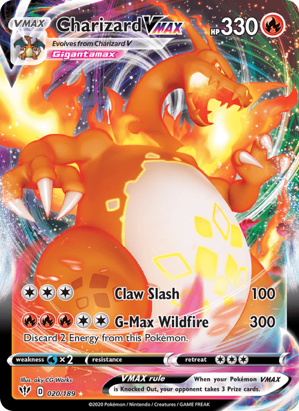 Charizard VMAX from CROWN ZENITH 2023