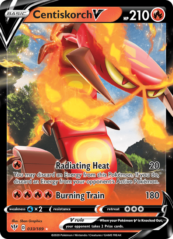 Centiskorch V from SHINY STAR V 2020