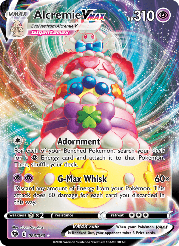 Alcremie VMAX from LEGENDARY HEARTBEAT 2020