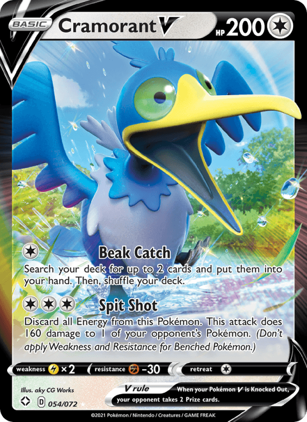 Cramorant V from SHINY STAR V 2020