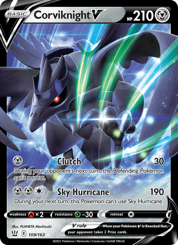 Corviknight V from VMAX CLIMAX 2021