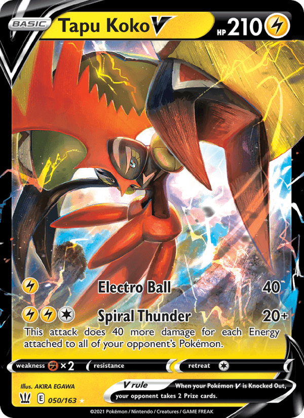 Tapu Koko V from SINGLE STRIKE MASTER 2021