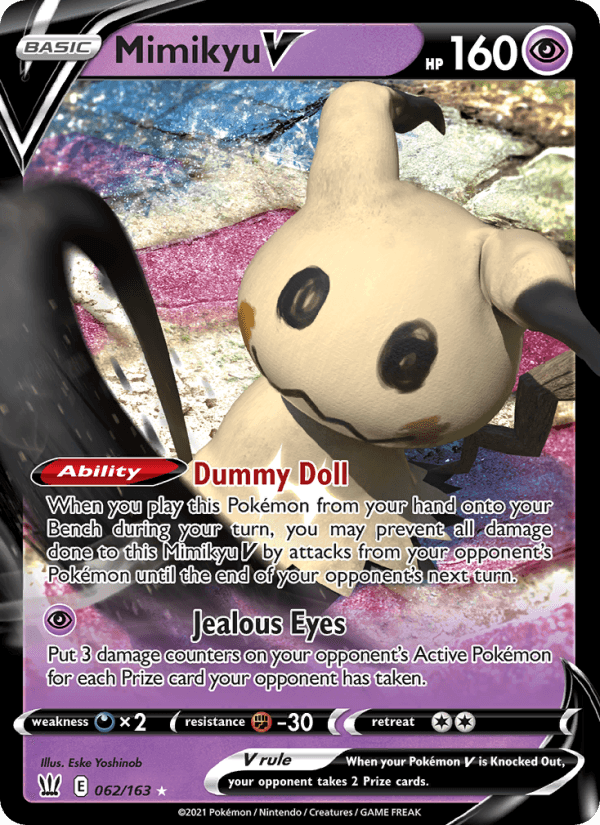 Mimikyu V from BRILLIANT STARS 2022