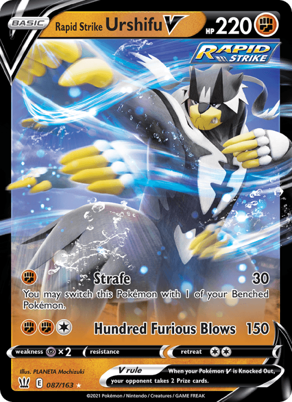 Rapid Strike Urshifu V from VMAX CLIMAX 2021