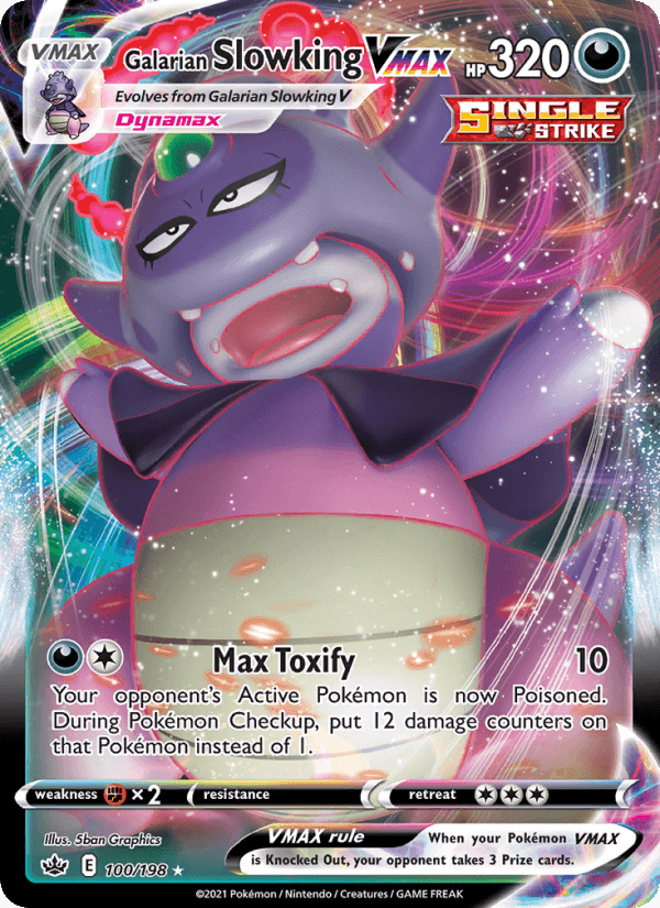 Galarian Slowking VMAX from CHILLING REIGN 2021