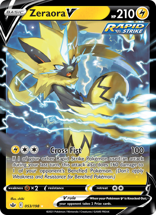 Zeraora V from CHILLING REIGN 2021