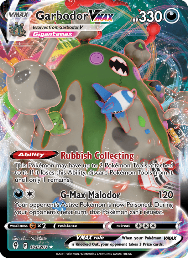 Garbodor VMAX from SKYSCRAPING PERFECTION 2021
