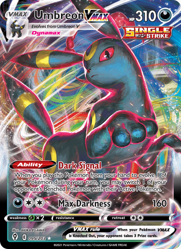 Umbreon VMAX from BRILLIANT STARS 2022