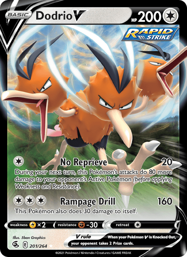Dodrio V from FUSION STRIKE 2021