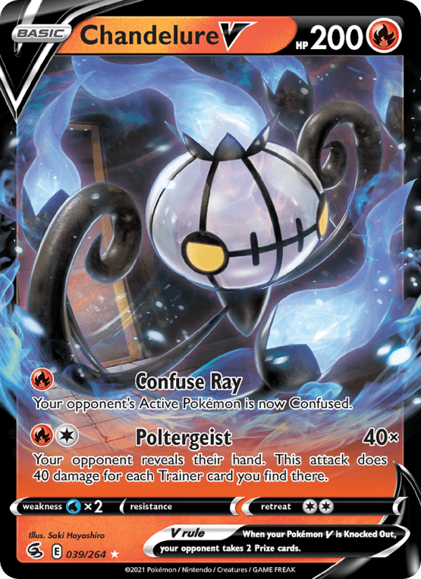 Chandelure V from FUSION ARTS 2021