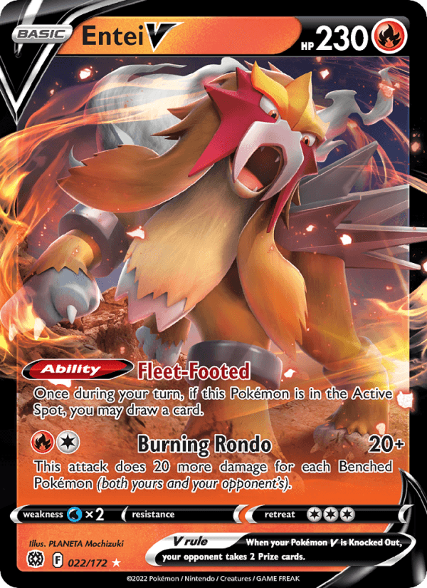 Entei V from BRILLIANT STARS 2022