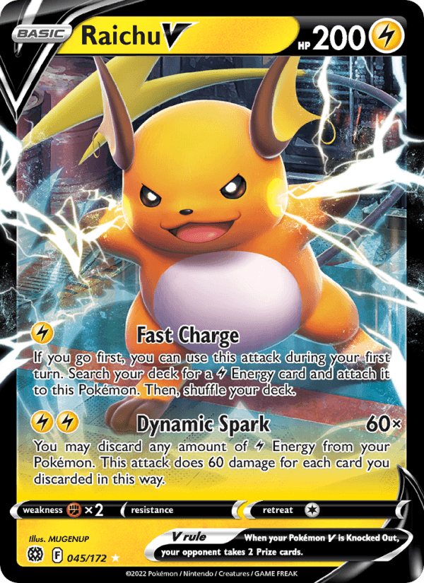 Raichu V from BRILLIANT STARS 2022