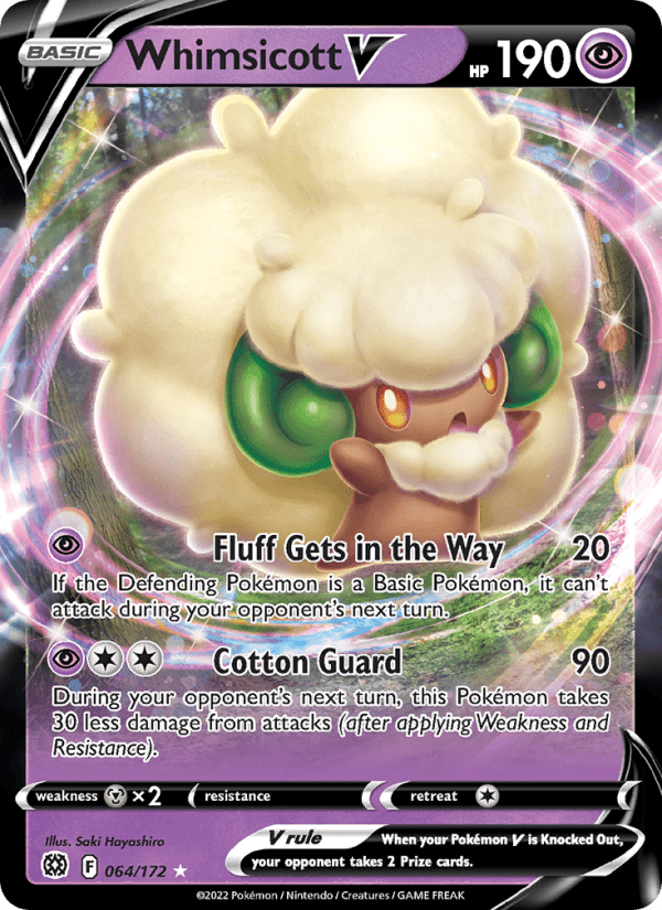 Whimsicott V from BRILLIANT STARS 2022
