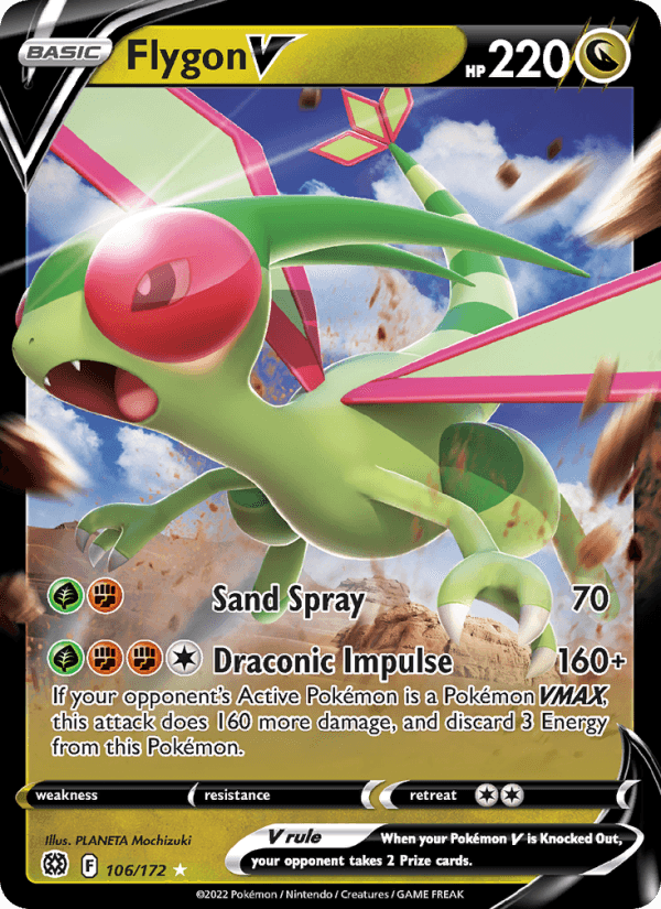 Flygon V from BRILLIANT STARS 2022
