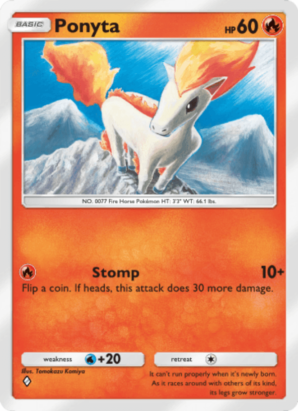 Ponyta from STELLAR CROWN 2024