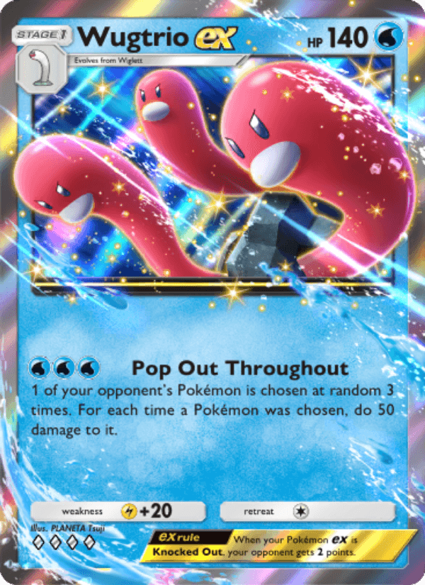 Wugtrio EX from WILD FORCE 2024
