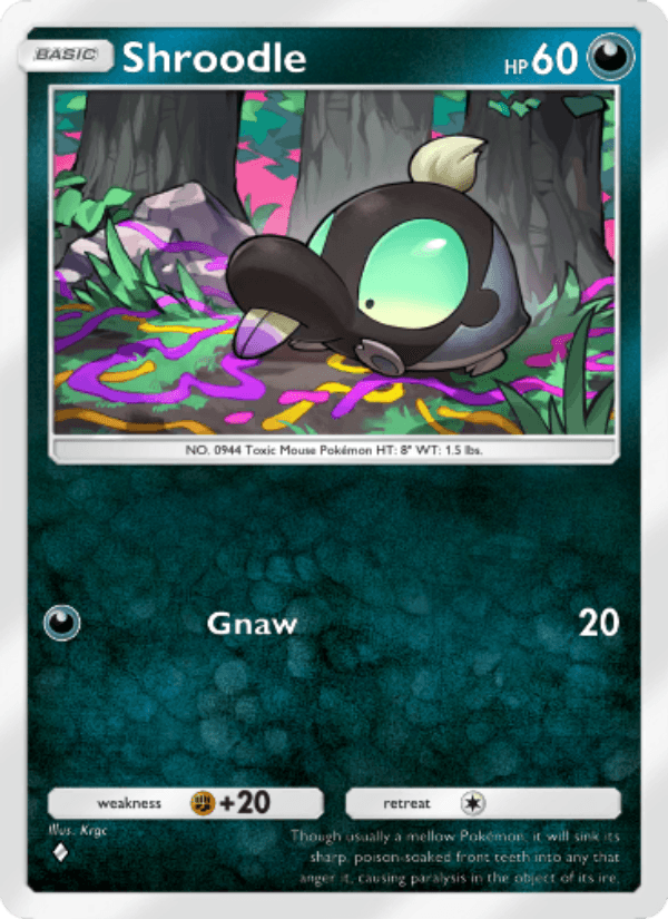 Shroodle from MEGA EVOLUTION 2025