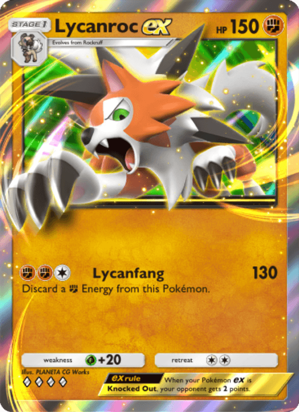 Lycanroc EX from TRIPLET BEAT 2023