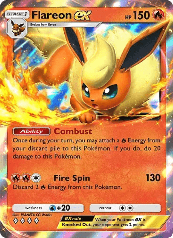 Flareon EX from PRISMATIC EVO. SURPRISE BOX 2025