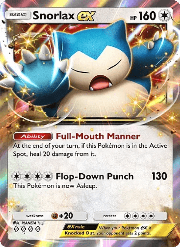 Snorlax EX from PRISMATIC EVOLUTIONS 2025