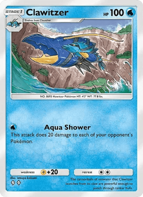Clawitzer from MEGA EVOLUTION 2025