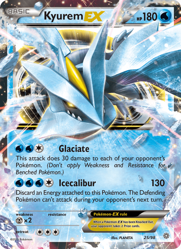 Kyurem EX from BLACK BOLT 2025