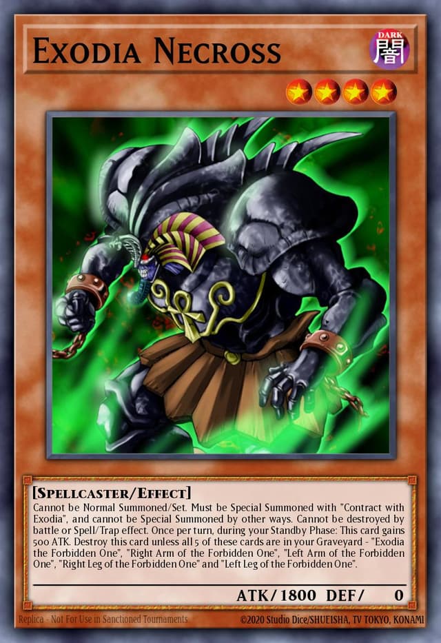 Exodia Necross from LEGENDARY DECKS II 2016