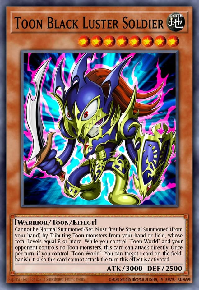 Toon Black Luster Soldier from B.O.L.: CRYSTAL REVENGE 2022