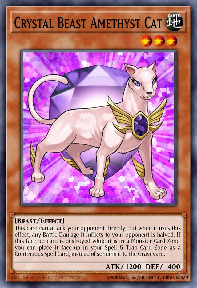 Crystal Beast Amethyst Cat from B.O.L.: CRYSTAL REVENGE 2022