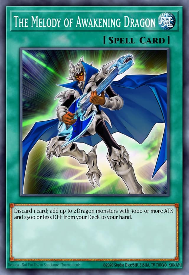 The Melody of Awakening Dragon from YUGI'S LEGENDARY DECKS II 2020