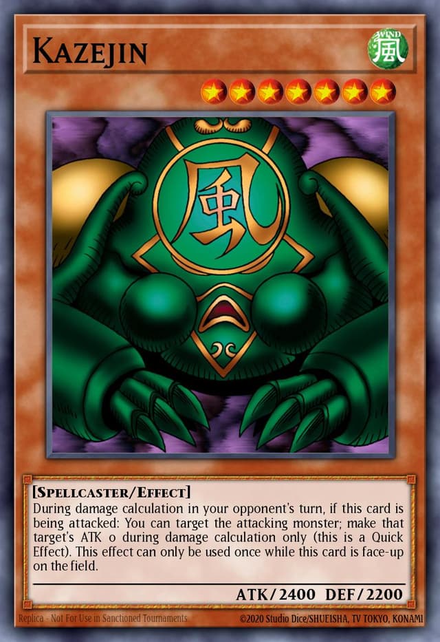 Kazejin from SPEED DUEL GX MT PARADOX 2022