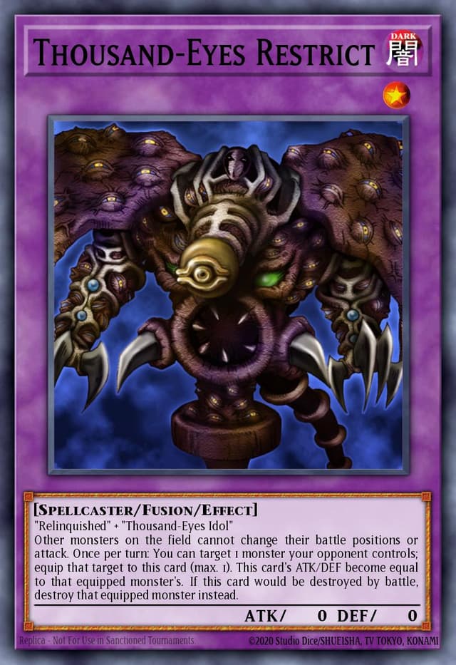 Thousand-Eyes Restrict from DP: RIVALS OF THE PHAROAH 2016