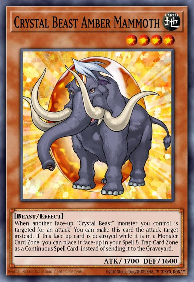 Crystal Beast Amber Mammoth from B.O.L.: CRYSTAL REVENGE 2022