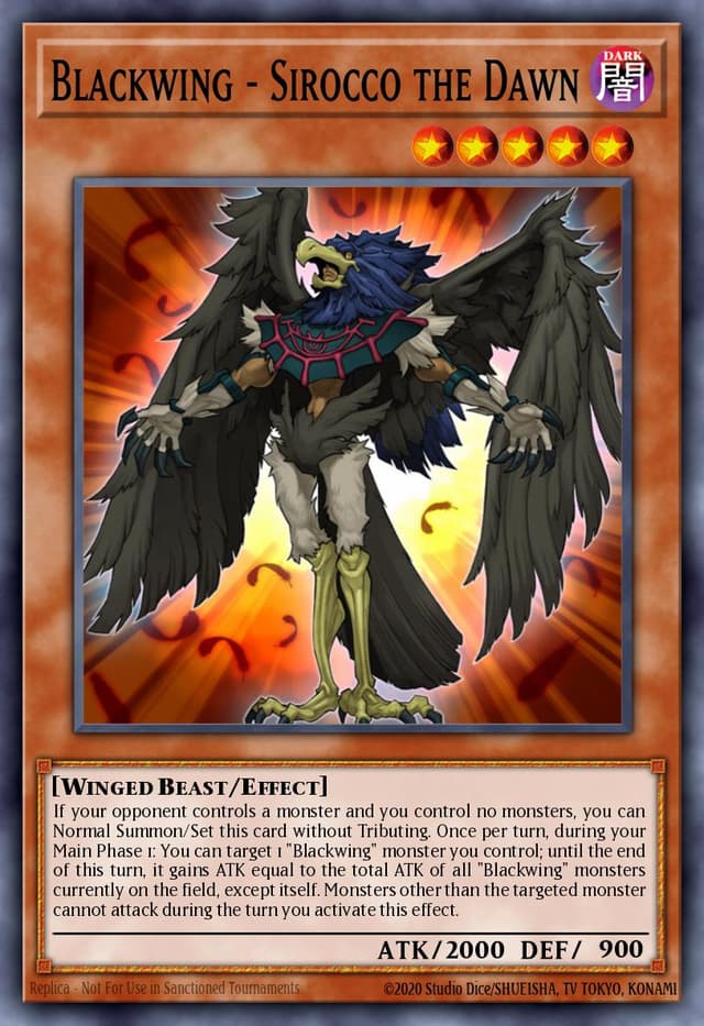 Blackwing - Sirocco the Dawn from B.O.L.: CRYSTAL REVENGE 2022