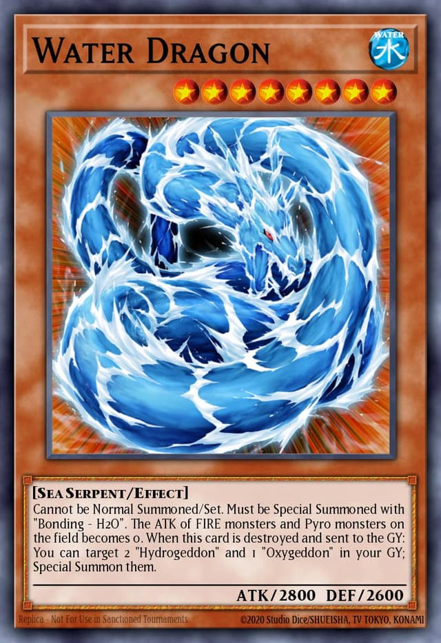 Water Dragon from SPEED DUEL GX MT PARADOX 2022