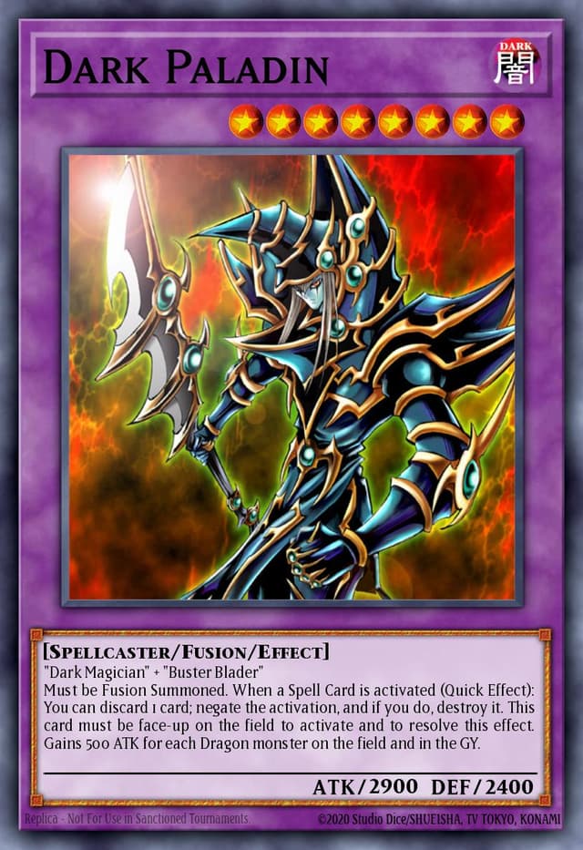 Dark Paladin from MAGICIAN'S FORCE 2003